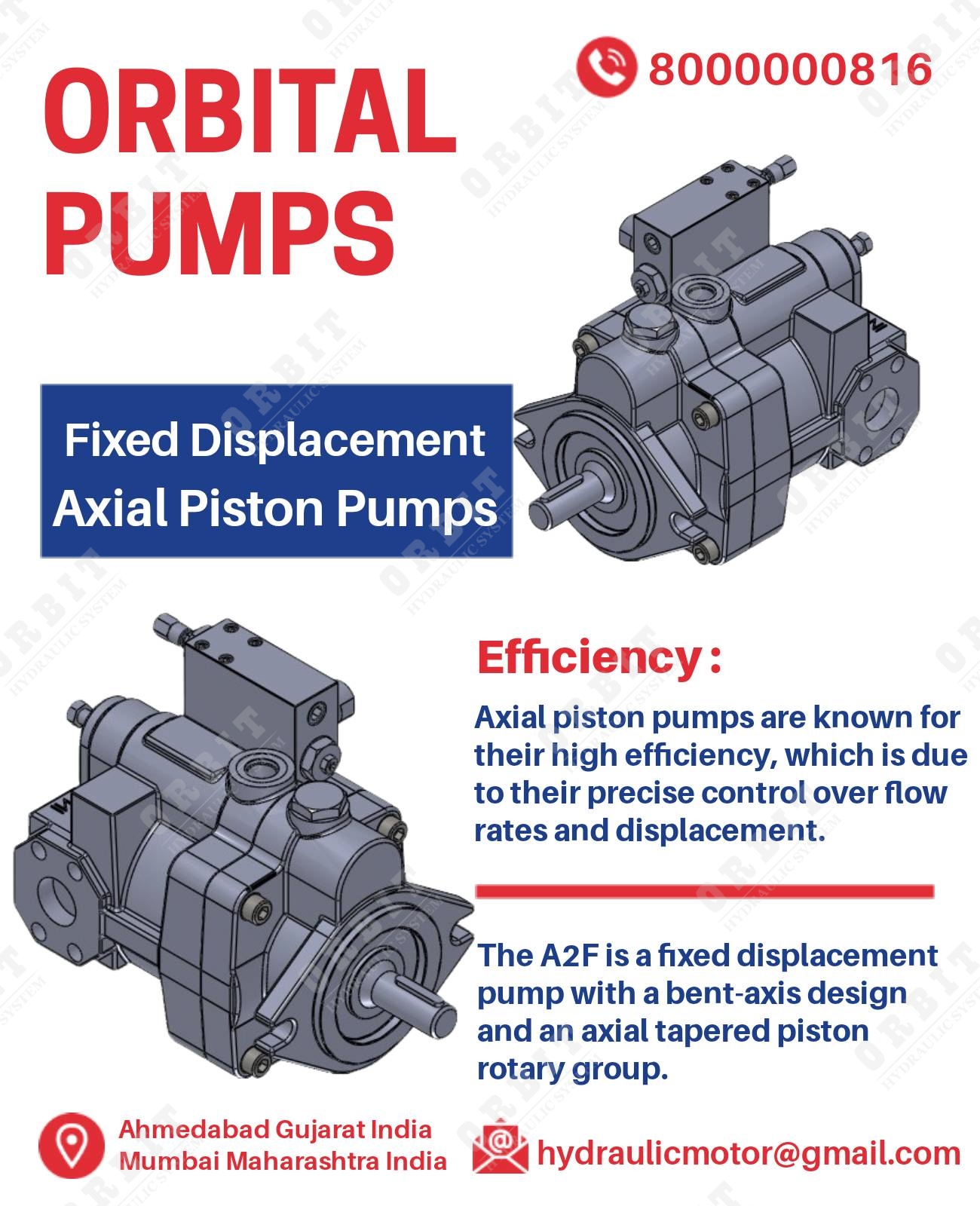 Omax Hydraulic Piston Pump