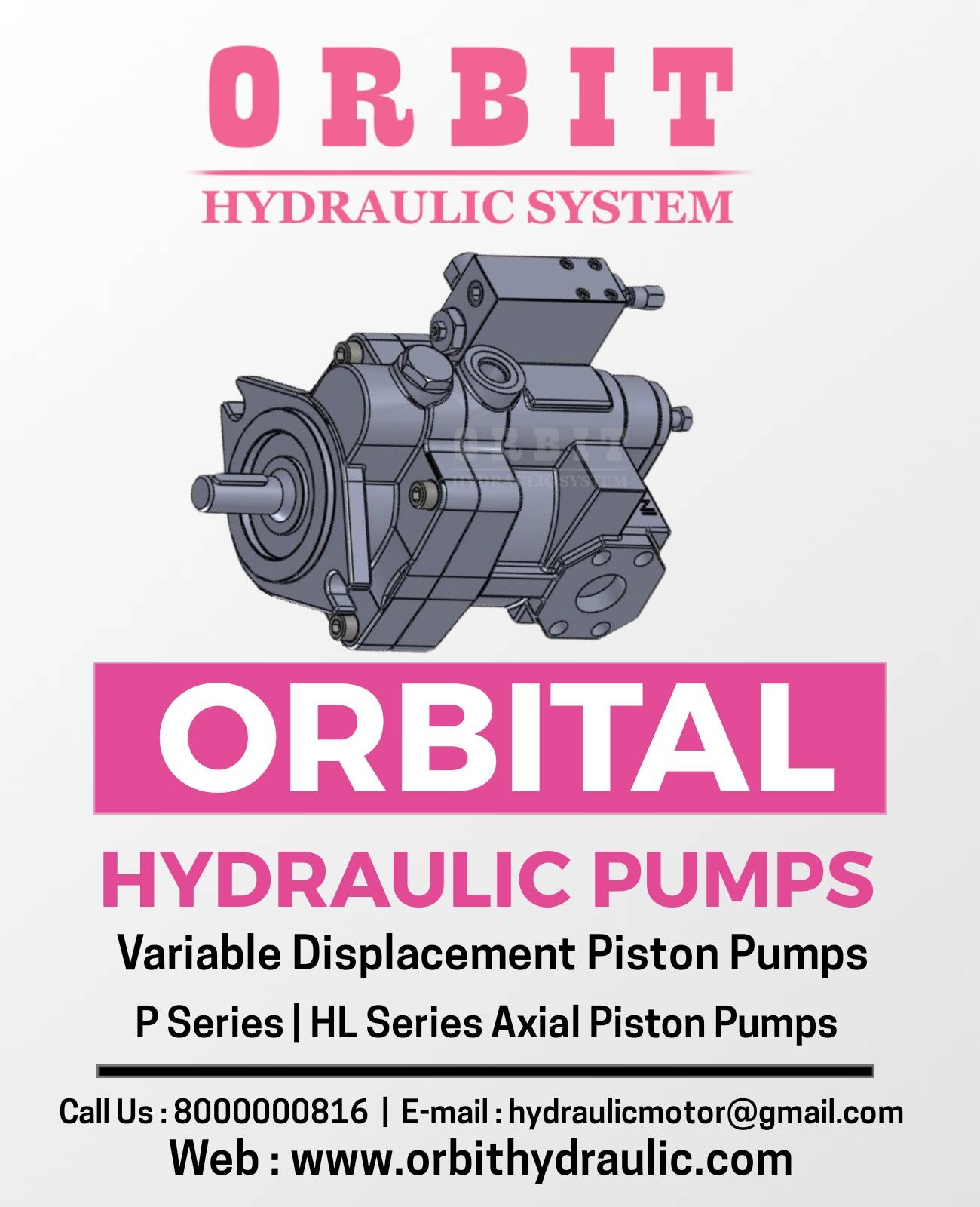 Omax Hydraulic Piston Pump