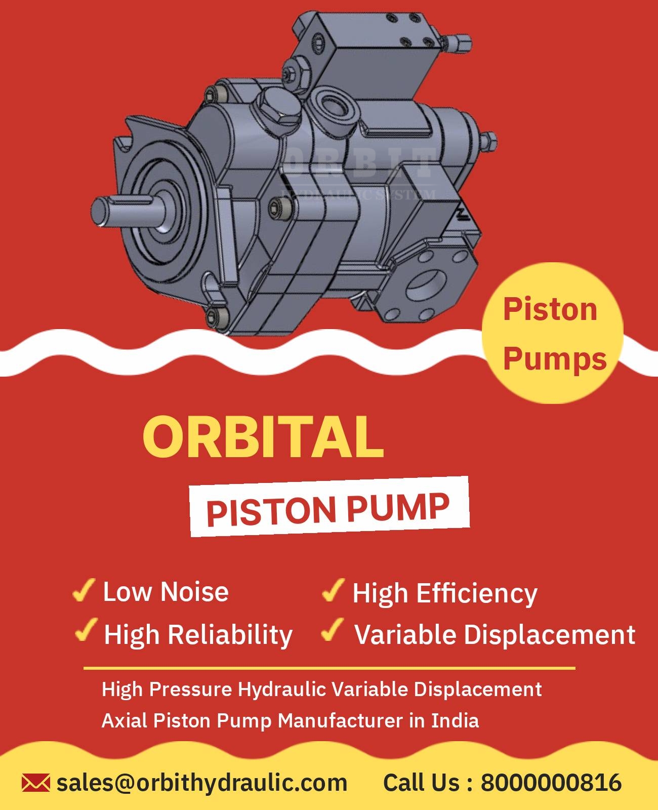 Omax Hydraulic Piston Pump
